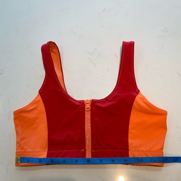 BANDIER X SOLID & STRIPED High Tide Zip Front Bra - Picture 11 of 14